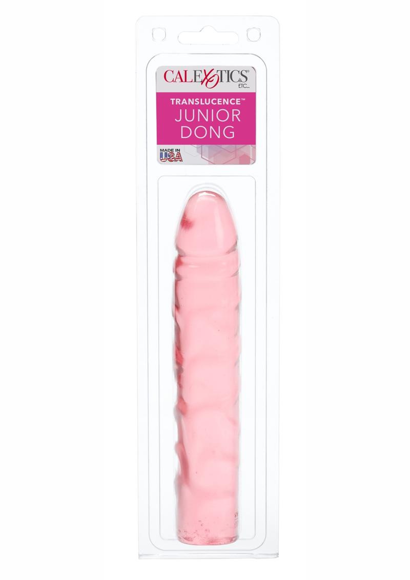 Translucence Jr. Jelly Dildo 7.5" - Pink