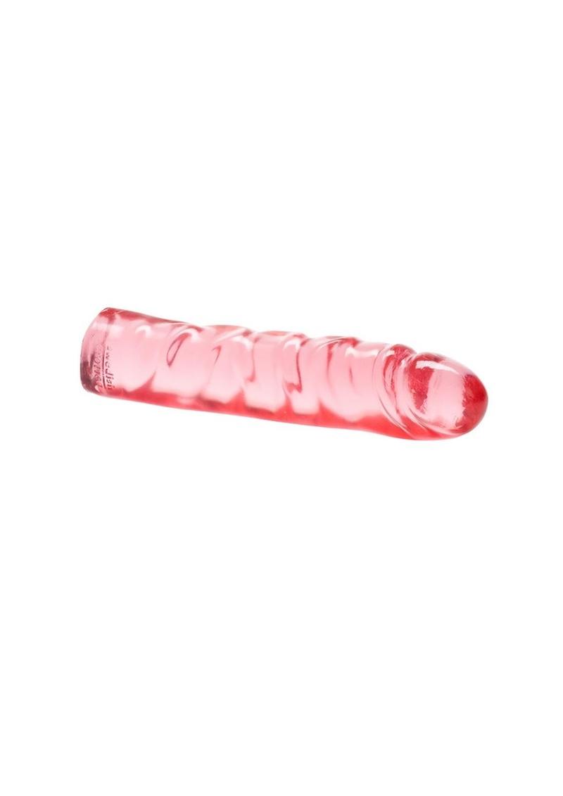 Translucence Jr. Jelly Dildo 7.5" - Pink