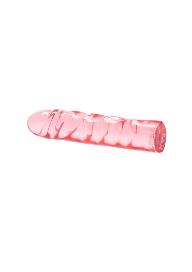 Translucence Jr. Jelly Dildo 7.5" - Pink