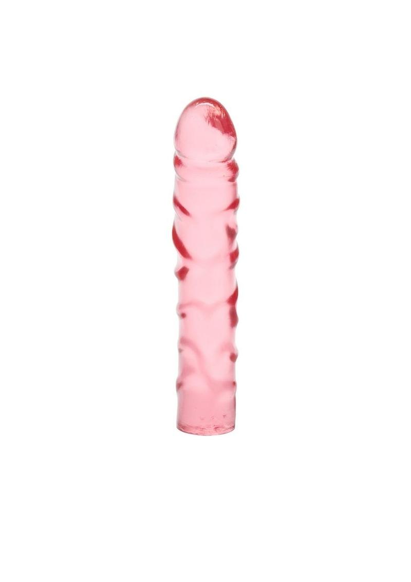 Translucence Jr. Jelly Dildo 7.5" - Pink