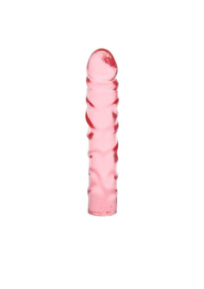 Translucence Jr. Jelly Dildo 7.5" - Pink