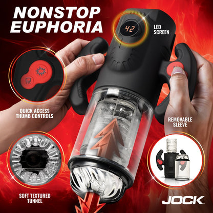 JOCK Advanced Turbo Max Spinning Thrusting And Sucking Masturbator