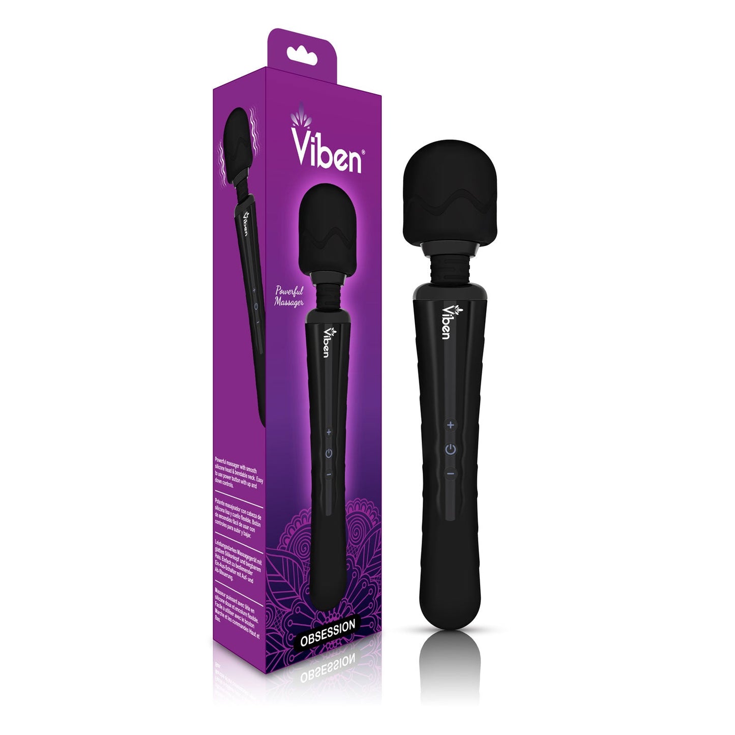 Viben Obsession Full-Size Rechargeable Wand Vibrator