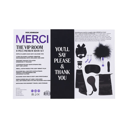 Merci VIP Room 10-Piece Premium BDSM Bondage Kit