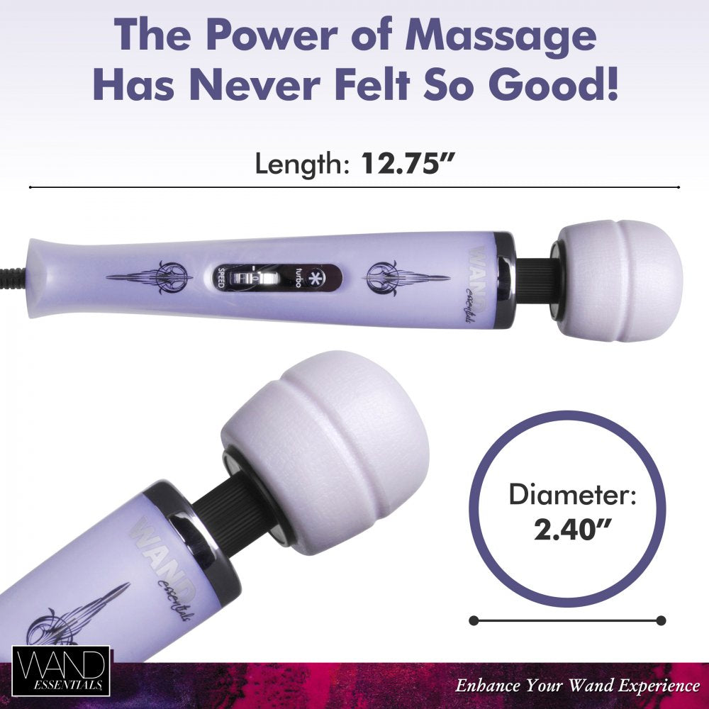 Wand Essentials 8-Speed Turbo Pearl Plug-In Wand Massager